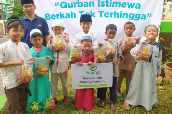 Penyaluran Daging Qurban 2