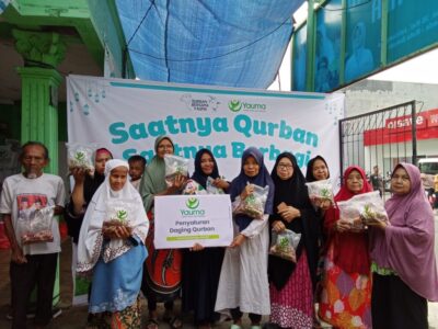 Distribusi Daging Qurban Asrama