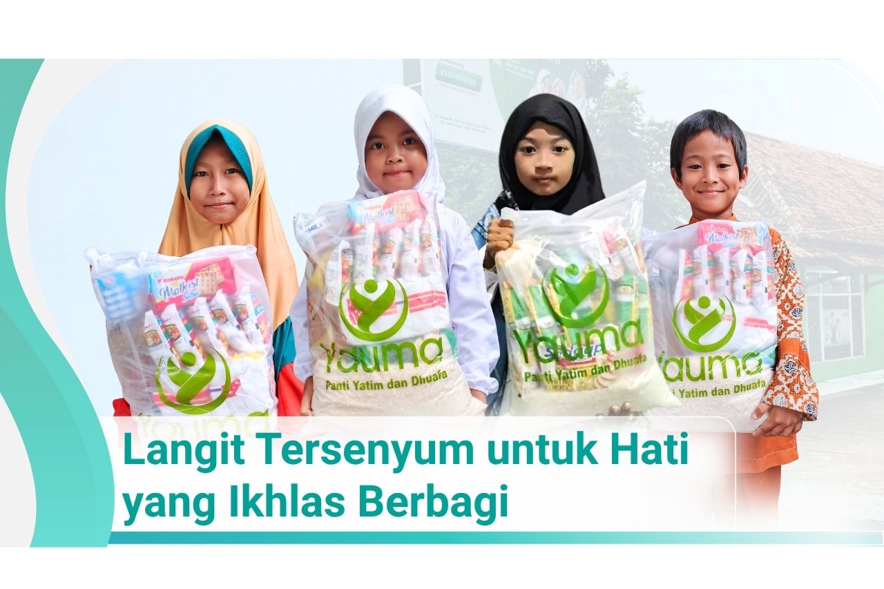 Langit Tersenyum untuk Hati yang Ikhlas Berbagi